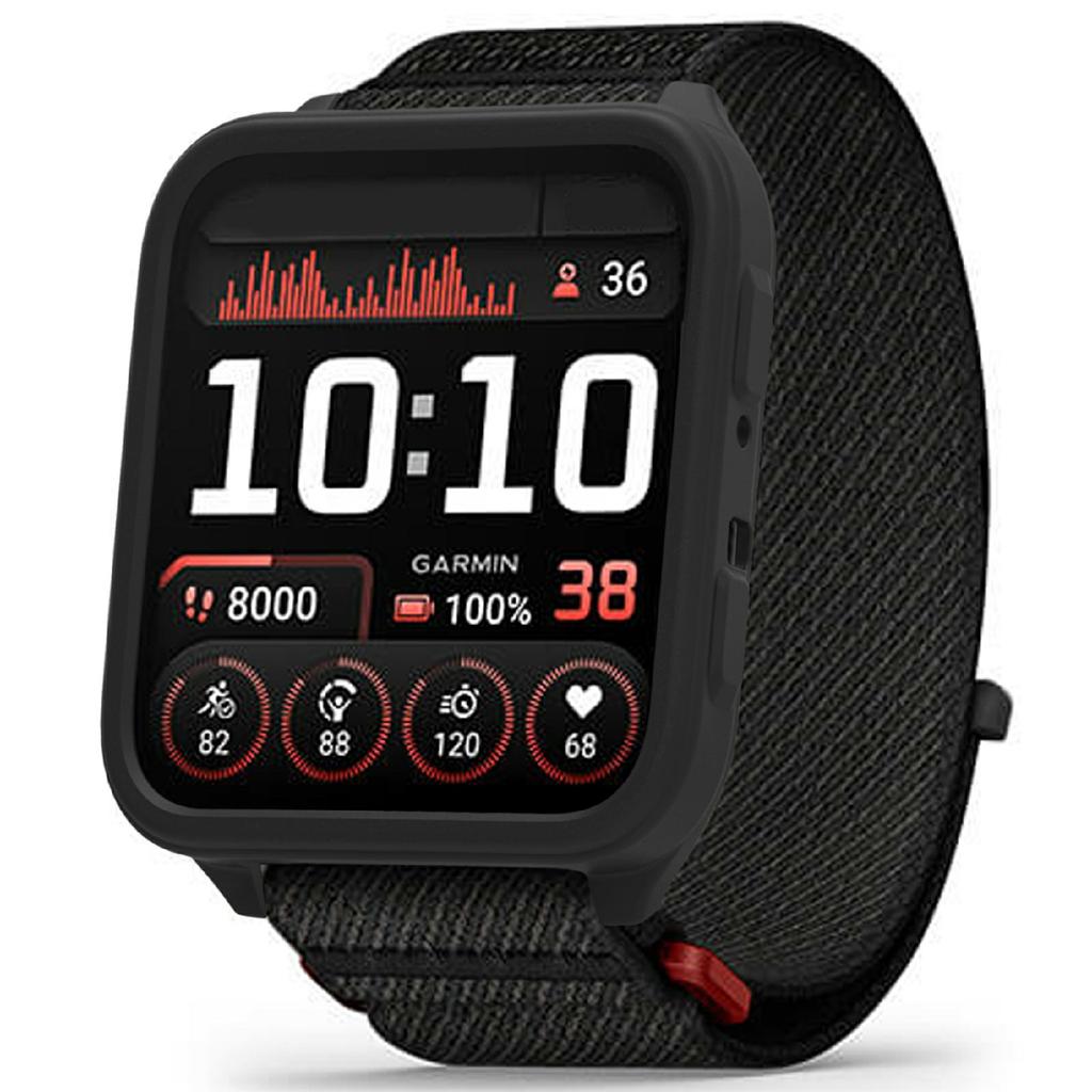 For Garmin Venu X1 Watch Case Soft Silicone Hollow Watch Frame Cover