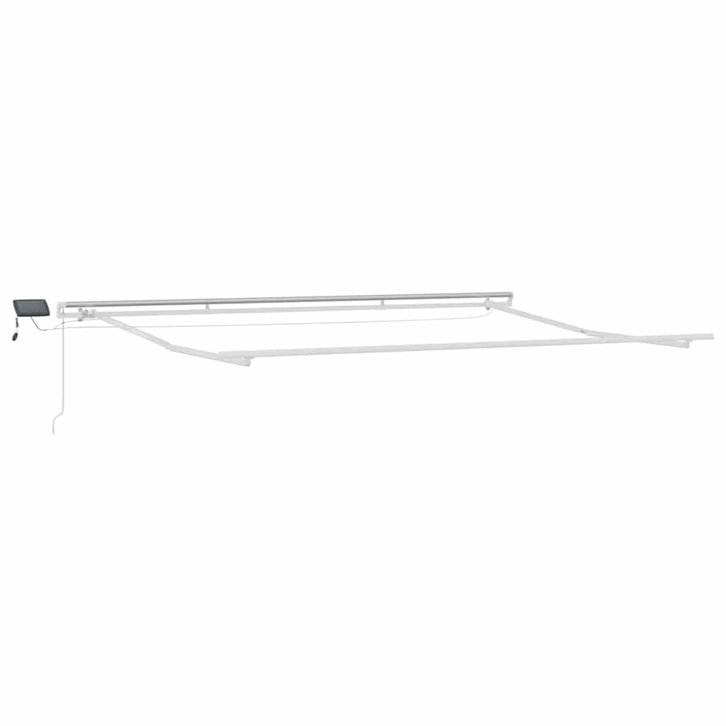 Retractable Awning Orange and Brown 400 X 300 Cm