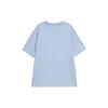 Jordan Alphabet Logo Crew Neck Casual Short Sleeve T-Shirt Women Tops Blue FQ3241-436