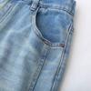 2026 Plus Size High Waist Banana Leg Slimming Jeans - Versatile Elastic Waist Elegant Long Pants for Spring/Summer