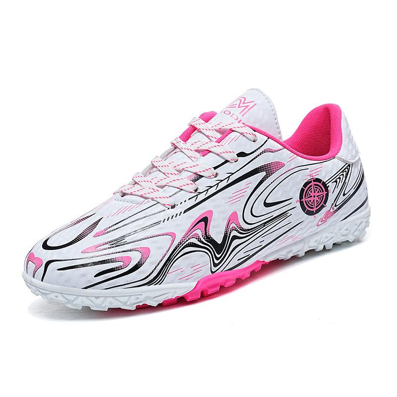 Football Shoes Children Adolescents Adults Men's and Women's Spikes Broken DingTalk Bottom Low Top Leather Surface Training Shoes