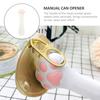 Silicone Cat Food Spoon Manual Can Opener Multifunctional Pet Food Can Scoop Lever Design Reaches Bottom Corners Damage