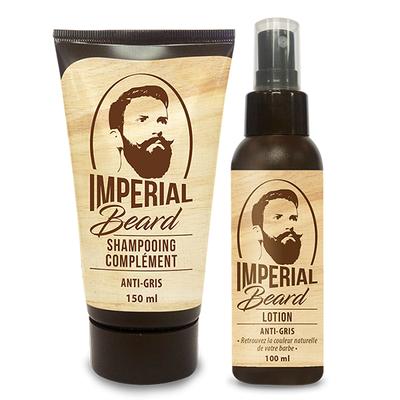 Anti-Grey Beard Lotion and Shampoo