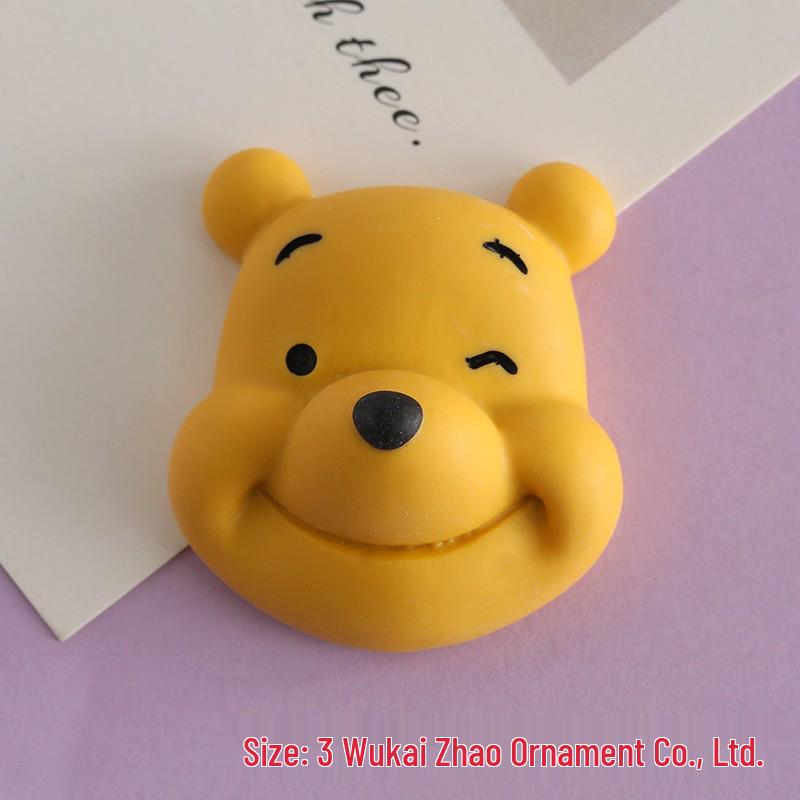 Cartoon Winnie the Pooh & Mickey Series DIY Phone Case, Hair Clip, Crocs, Fridge Magnet Accessories