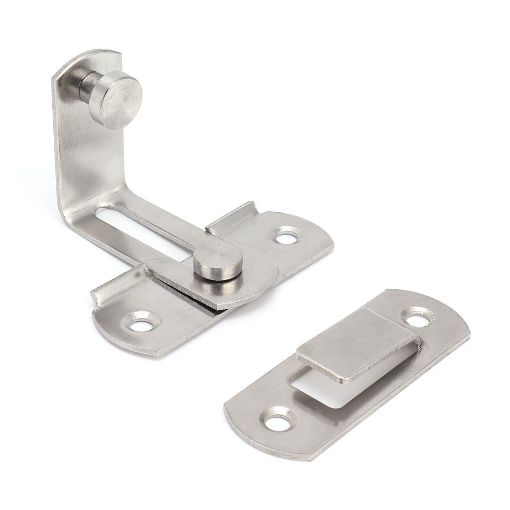 90 Degree Angle Barn Door Latch Buckle Stainless Steel Sliding Door Hardware Accessory
