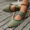 Women's Pointed Toe - Flats Color Block Knit Breathable Low Cut Shoes