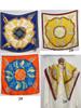 European and American silk scarves retro-printed paisley pattern 71 square scarf bag head versatile scarf