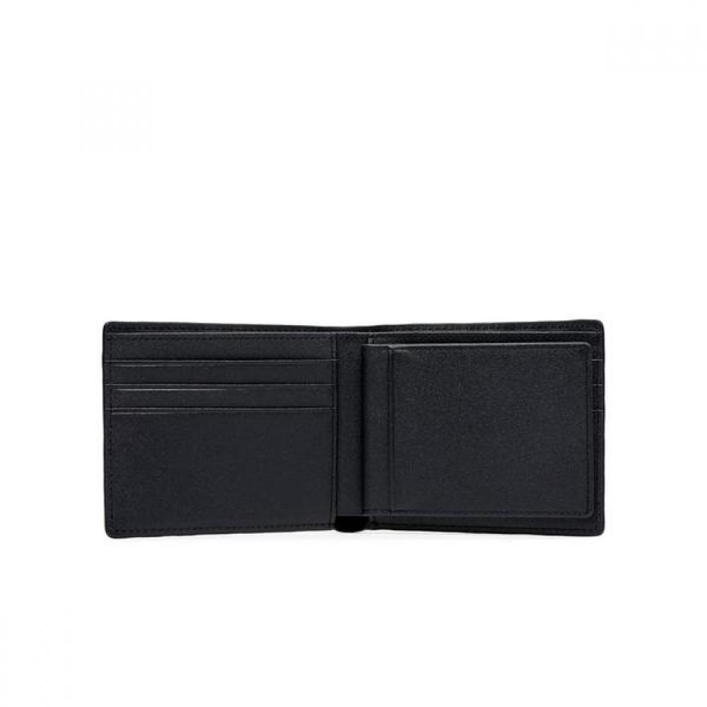 Daks Navy Embossed Leather Mini Dd Logo Wallet Dbwa8f373n2