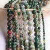 Tree Pattern Agate Round Beads - Natural Water Grass Beading Material for DIY Jewelry