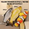 3D Giant Toy Pillow Simulation Design Fish Cushion Pillow Carp Plush Pillow  Home Decoration