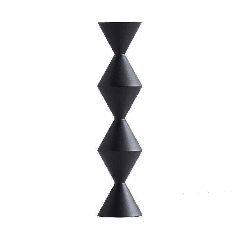 

Nordic Niche Абстрактное искусство Орнаменты Бесконечная колонна Металлический подсвечник Скульптура Blogger B&B Выставочный зал Каскадное украшение Black - Large