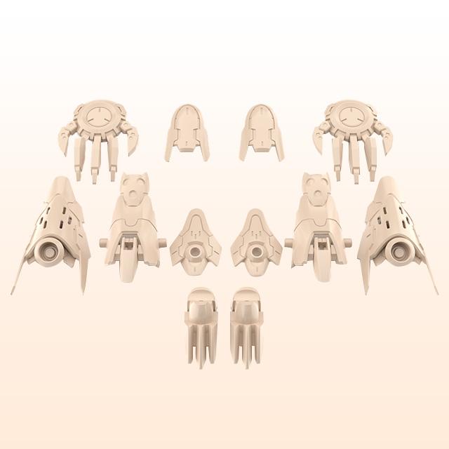 

[Bandai] Набор дополнительных деталей 30MS 5 (Тяжелая броня)
