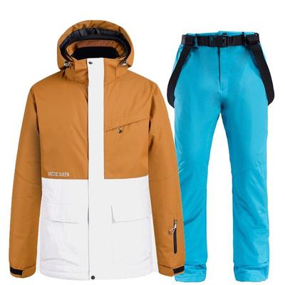 New Women's Ski Suit Winter Sports Breathable Warm Windproof Waterproof Skiing Snowboarding Jacket and Pants Men Ski Set Snowsuit