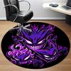 1pc Evil Spirit Office Round Area Rug, Under Office Chairs Bedroom Living Room Home Decor, Room Deco