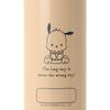 Sanrio Pochacco Stainless Steel Bottle with for Keeps Drinks 470mL Includes Name Direct 095672 Cover, Kids, Cold, Capacity, Space, One-Touch Opening,
