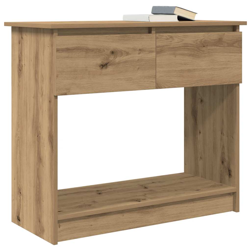 Console Table with Drawers Artisan Oak 85.5 x 38.5 x 74.5 cm