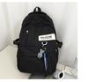 Schoolbag schoolbag male college student large capacity backpack new Japanese simple trend junior high school youth backpack female