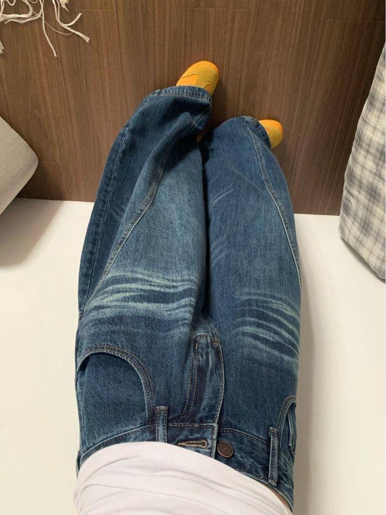 Women's Autumn Curved Blade Wide-Leg Jeans