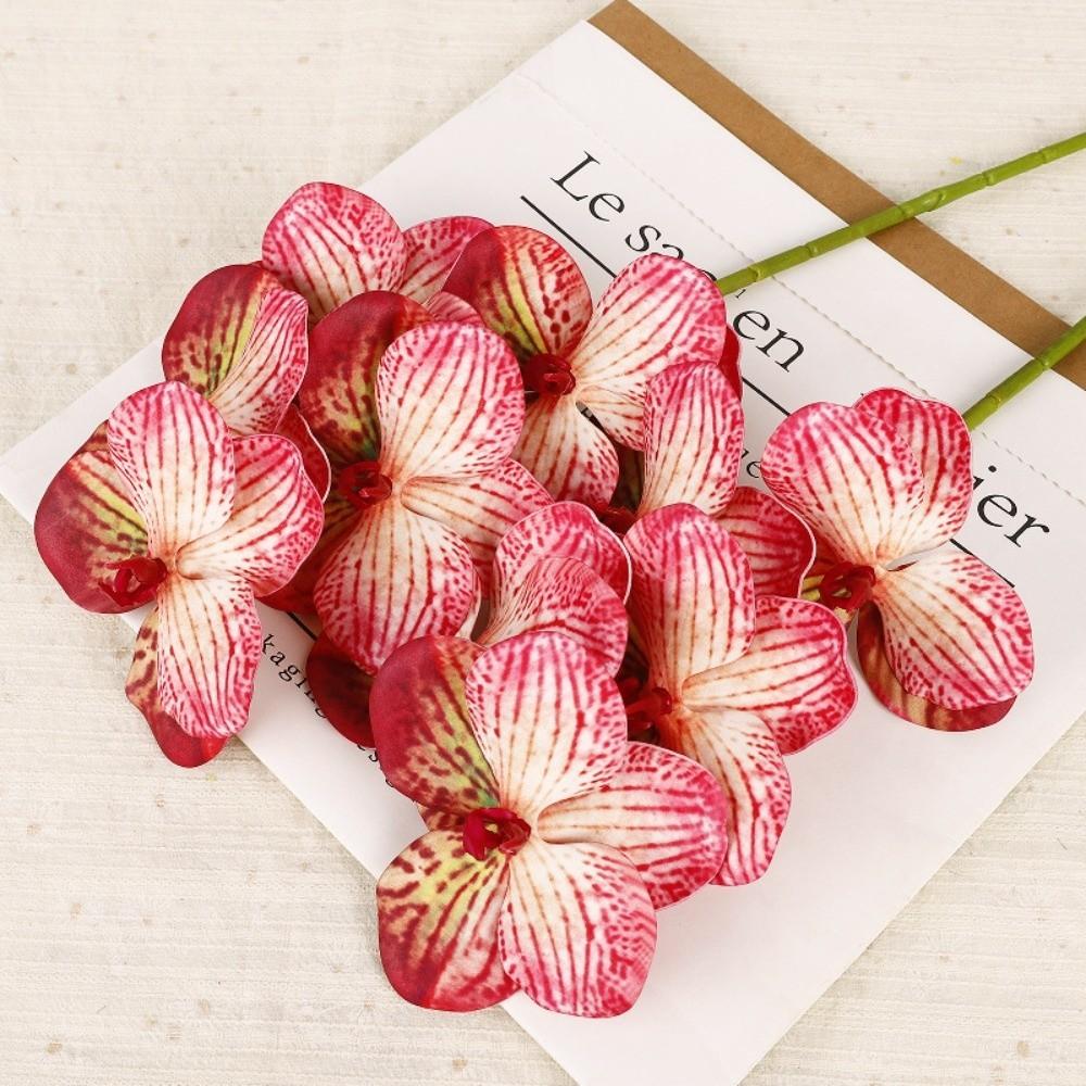 Motýlí orchidej Simulace Velká můrová orchidej Ručně vyráběná Falešná Phalaenopsis Valentýn