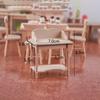 1/12 Holz Miniatur Blanko Tisch Möbel Modell Diy Puppenhaus Zubehör