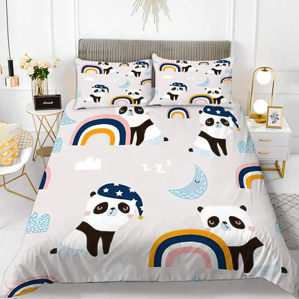 Sausage Dog Print Duvet Cover Set Queen King Full Size Cartoon Dachshund Puppy Bedding Set for Boys Polyester Comforter Cover