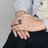 2026 Vintage Exorcist Saint Benedict Ring Men's Niche Personality Literary Wear Hand Accessories