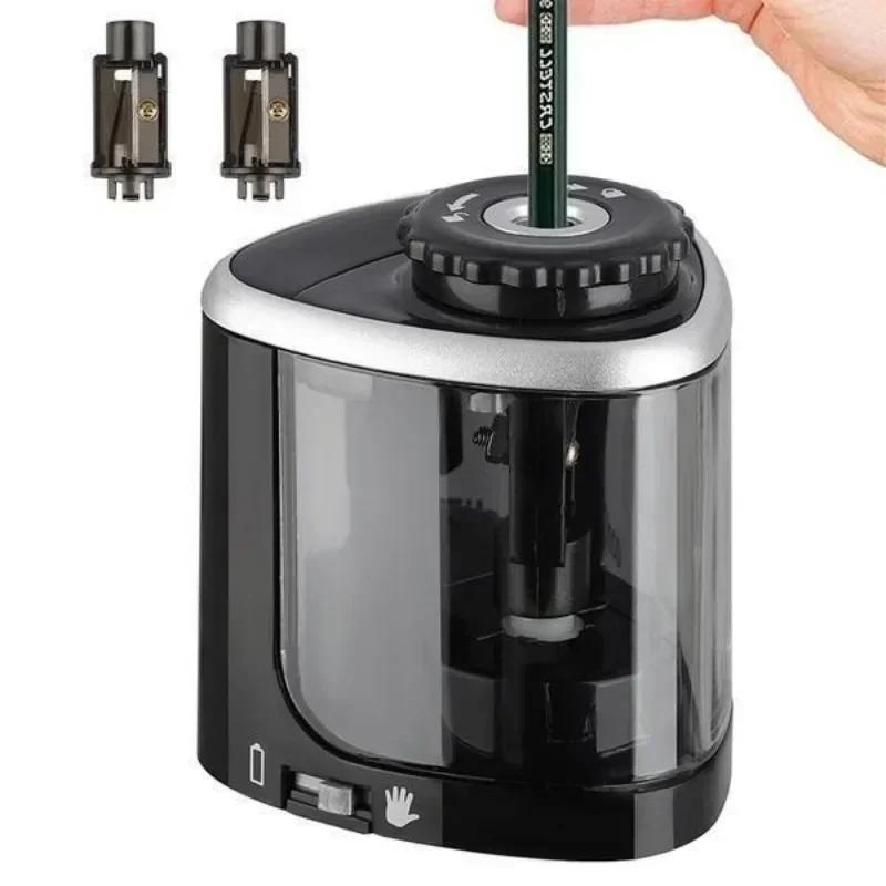 Elektrischer Anspitzer Automatischer Tastschalter Bleistiftanspitzer Schule Büro Klassenzimmer Schreibwaren