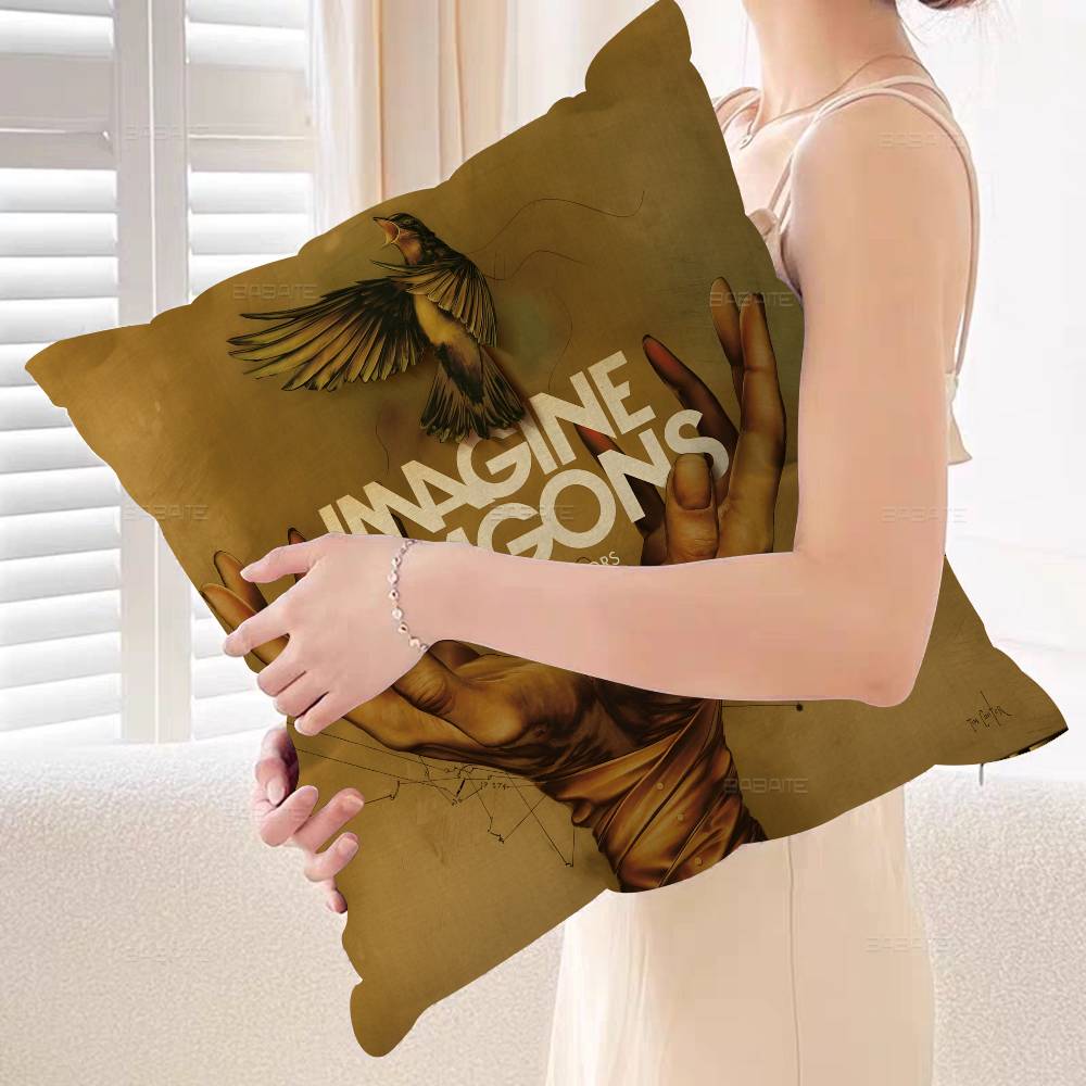 Popular Band IImagine Famous DDragons Pillow Cover Sofa Cushion Cover Home Room Decoration Children Gift