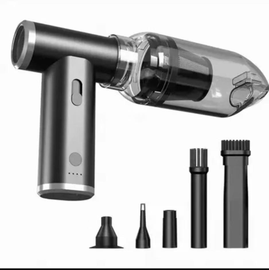 Portable Wireless Hair Dryer with Magnetic Nozzle and Aluminum Alloy Dust Blower