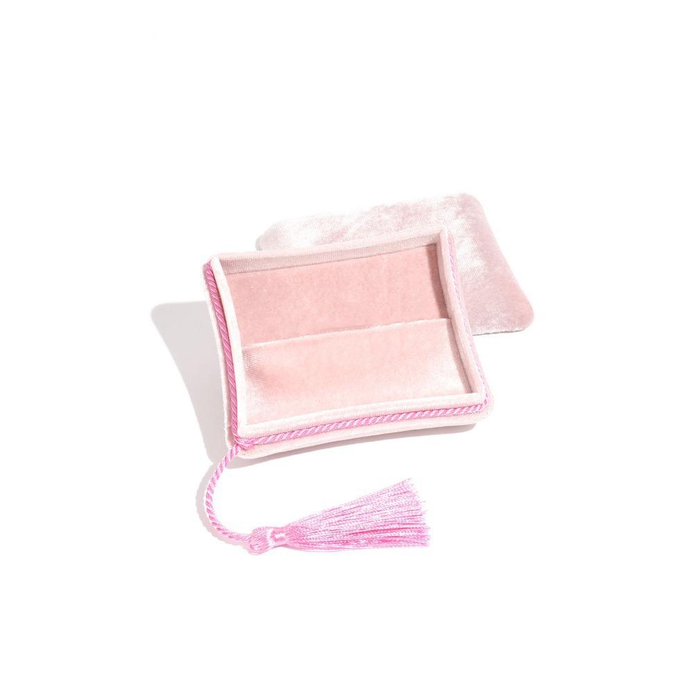 Tassels Jewelry Packing Bag Rings Necklace Earrings Storage Case Simple Square Jewelry Box  Gift