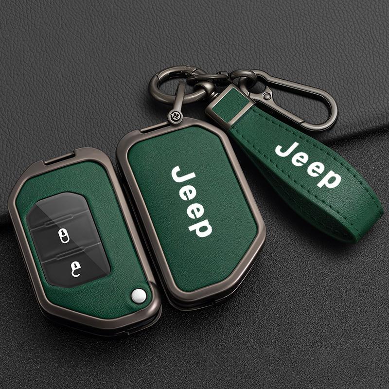 Car Remote Key Case Cover Protector Shell For Jeep Gladiator JT Sahara JLU Wrangler JL Rubicon 2018 2019 2 3 4 Button Flip Key