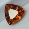 Trillion Cut Ceylon Sapphire Orange 8.35 Carat Natural CERTIFIED Loose Gemstone S-386