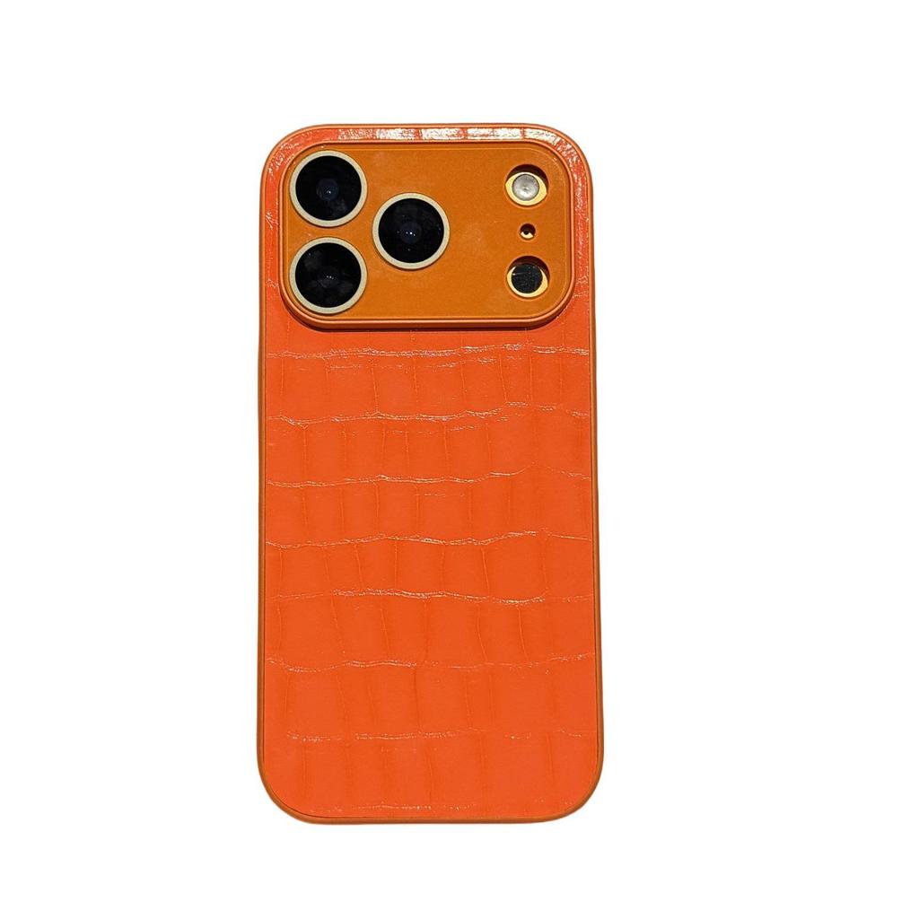 Large Crocodile Pattern iPhone 17 Pro Max Case with Lens Film & Sticker