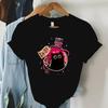 Woman Clothing Graphic T Shirts Womens Lovely Pattern Tshirt for Female Fashion Tops 2024 Funny T Shirts Youthful Woman Clothes