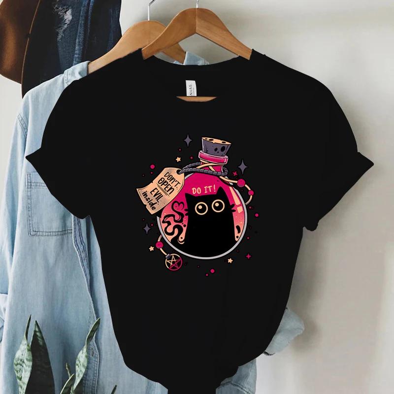Woman Clothing Graphic T Shirts Womens Lovely Pattern Tshirt for Female Fashion Tops 2024 Funny T Shirts Youthful Woman Clothes