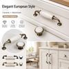 Black White Color Wardrobe Handles Aluminum Cabinet Pulls Durable Furniture Handle Home Hardware