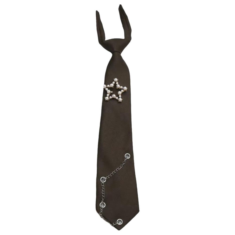 Tassels Star Tie Choker Shirt Tie Elegant Long Necktie JK Uniform Decoration