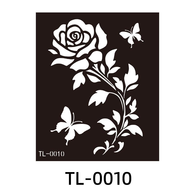 Beauty Sticker Hollow Tattoo Sticker Juice Inkjet Tattoo Template Diy