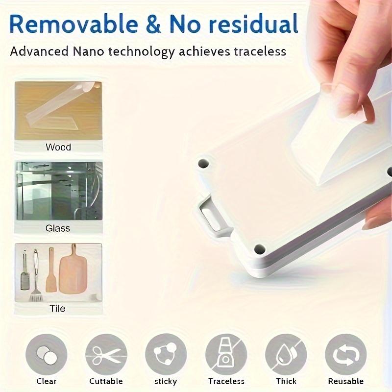 Nano Double-Sided Tape Transparent, Waterproof, High Viscosity Acrylic Adhesive for Daily and Office Use