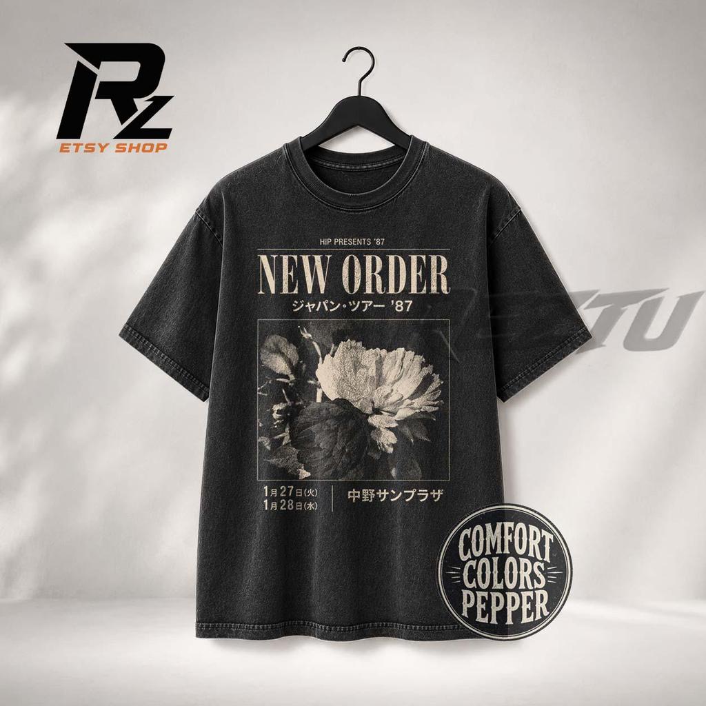 New Order Japan Tour T-Shirt – Retro Music Tee