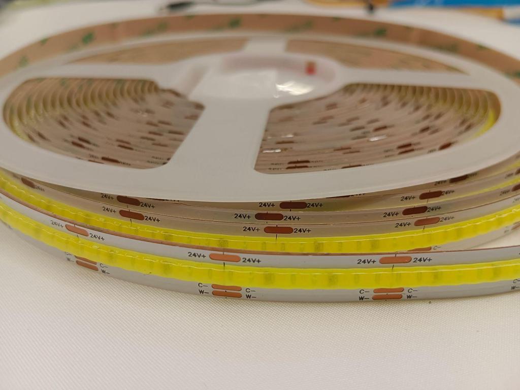 5V/12V/24V COB Light Strip - Single/Double Color, RGB, High CRI, Smart LED Line