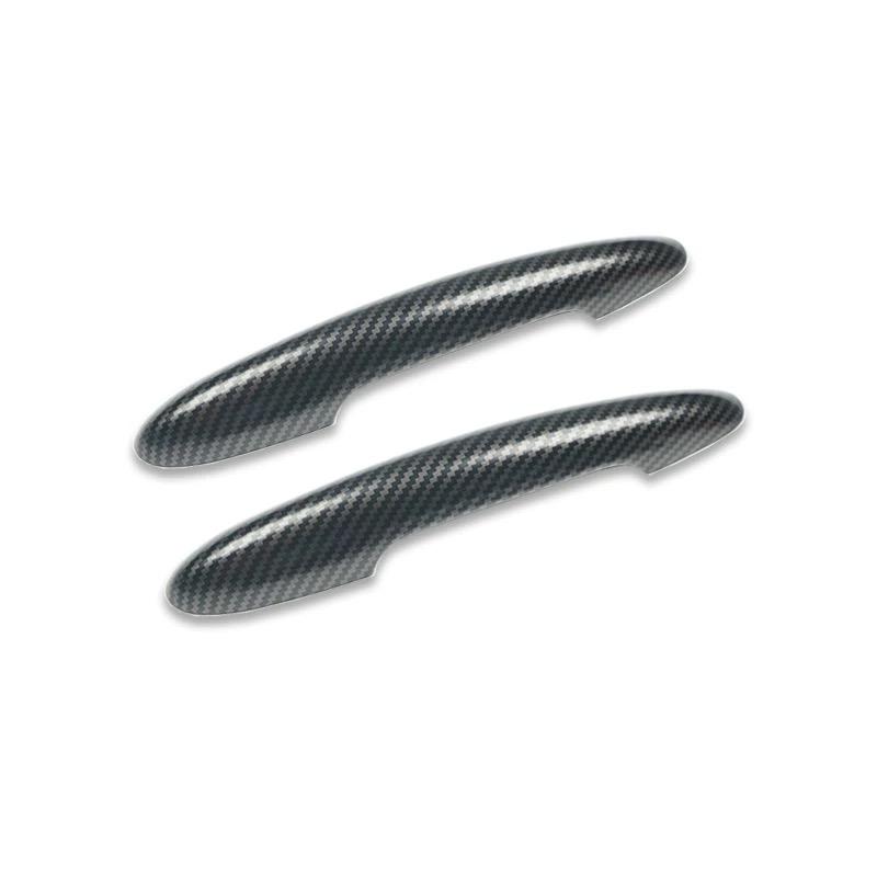 For MINI Cooper Countryman F Series F54 F55 F56 F57 F60 Carbon Fiber Black Car Door Handle Cover Sticker Styling Accessories