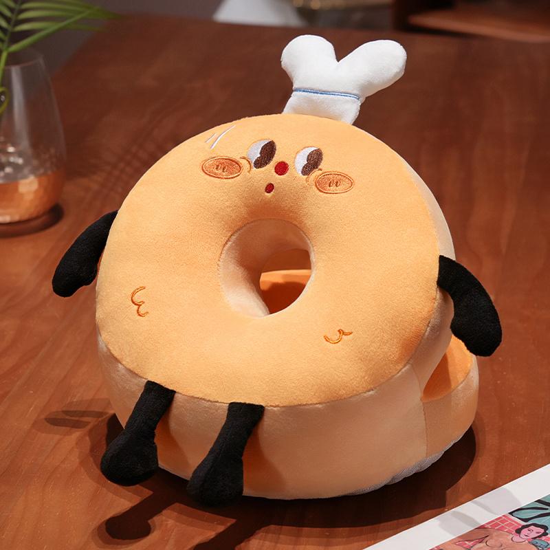 Hamburger Chips Knuffel Kawaii Slaapkussen Cartoon Kussen Voor Kantoorstoel Taille Rugleuning Kussen Bank Huisdecoratie Kinder Cadeaus