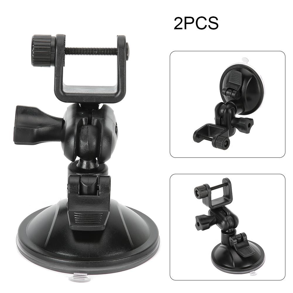 2Pcs 360 Degree Rotating Driving Video Recorder Sucker Bracket 65mm GPS Suction Cup HolderU Shape Head