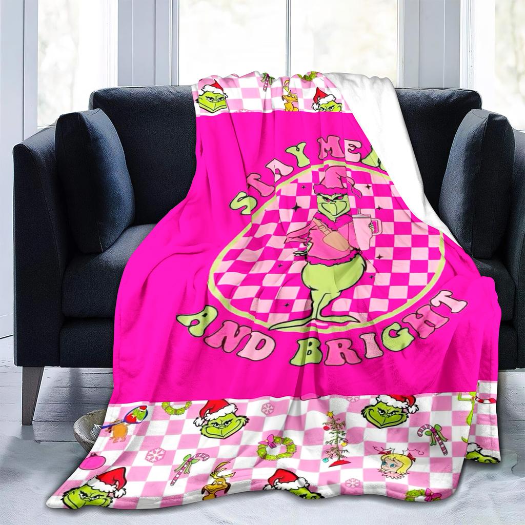 Flanellpledd Juleeksklusivt Personlig Pledd Digitaltrykk