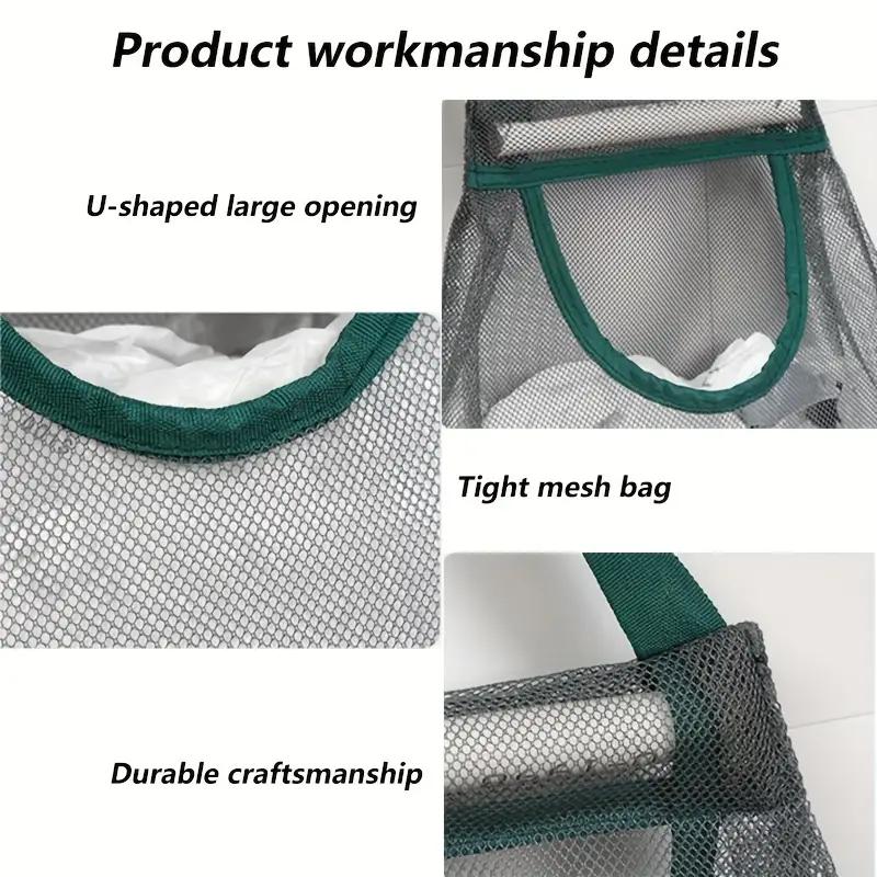 Large Capacity Kitchen Wall-mounted Garbage Bag Storage Artifact Plastic Bag Storage Bag Hanging Shopping Bag Storage Bag Storage Hanging Bag