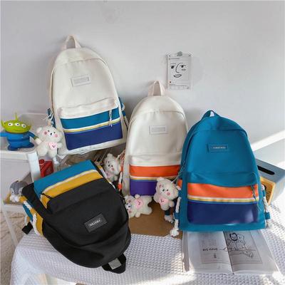 2025 Model Simple Fashion Backpack for Students - Large Capacity, Suitable for Middle and High School Girls and Boys