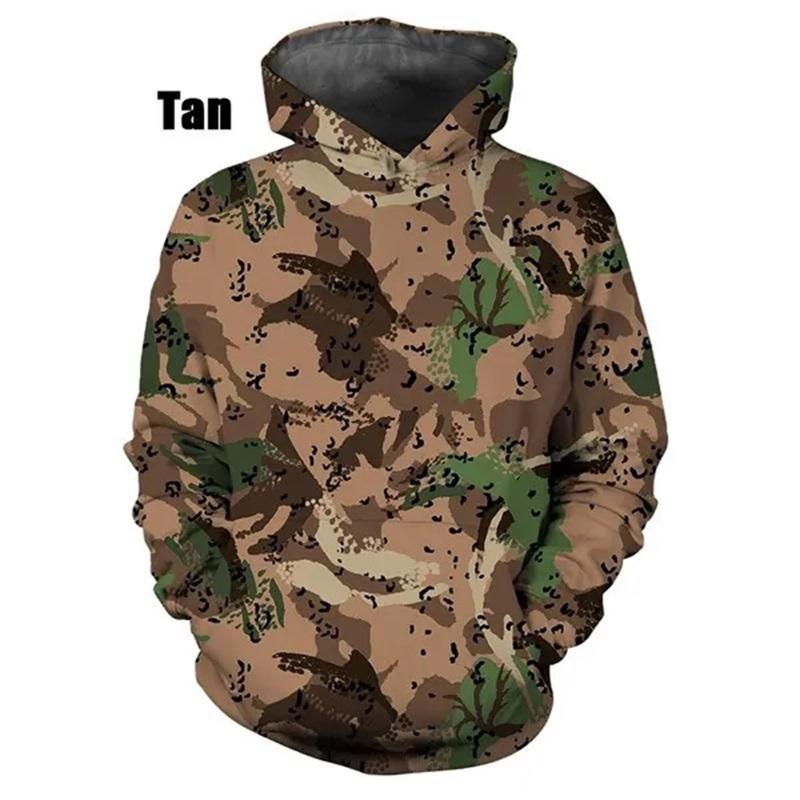Felpe con Cappuccio da Uomo Camouflage per Esterno Traspiranti Casual Felpe Cuciture Colorate Uomo Stile Americano Primavera Estate Felpe da Allenamento