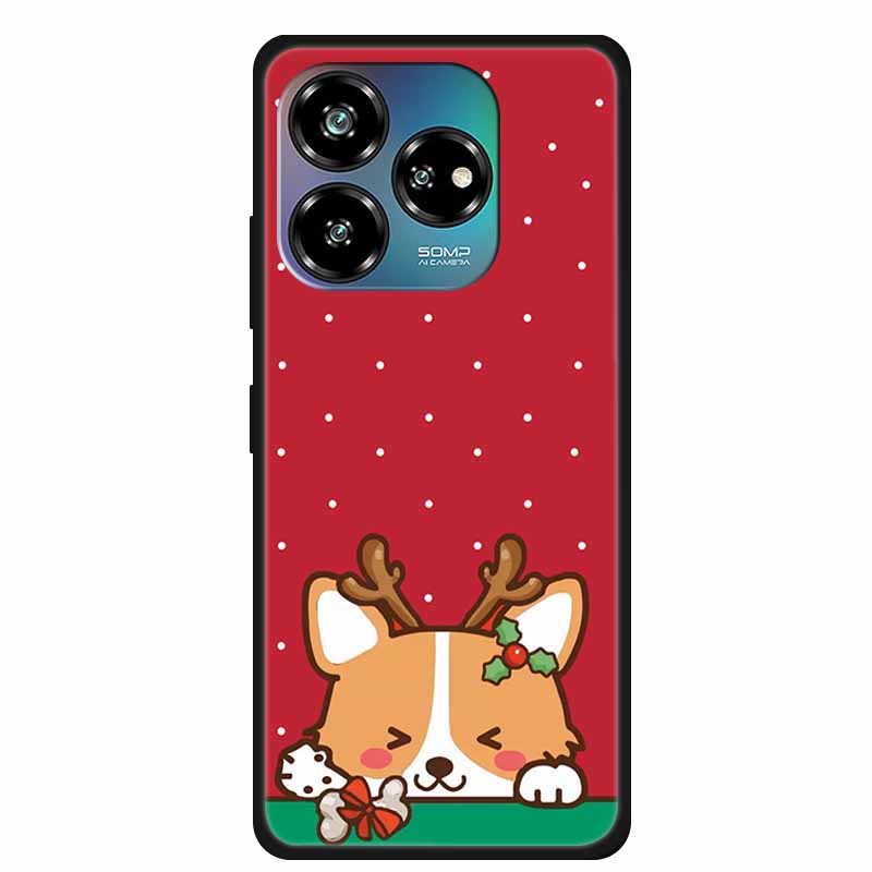 Christmas Lovely Cover For ZTE Axon 60 Lite Case  Axon60 50 40 Lite Pro Ultra 30 Soft Silicone TPU Phone Case For ZTE Axon 60 4G