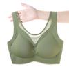 Seamless Plus Size Anti-Sag Sports Bra: Shockproof, Side Support, Bust Minimizing Vest